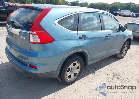 2015 Honda Cr-V Lx из США, поврежденный, VIN 5J6RM4H32FL017465